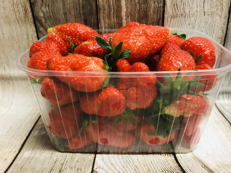 Grote doos B-keuze aardbeien - Vriendaardbeien